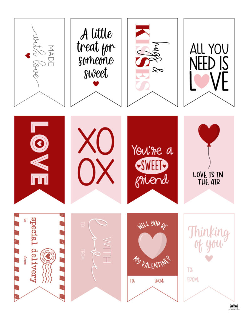 valentine's day valentine's day free printable gift tags